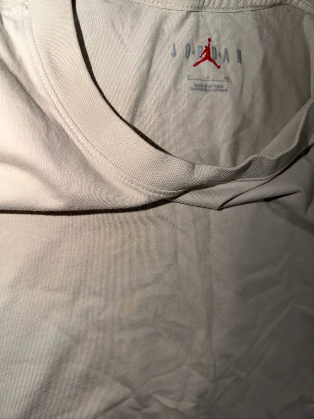 Air Jordan x PSG Paris Saint Germain T-Shirt beige mens small